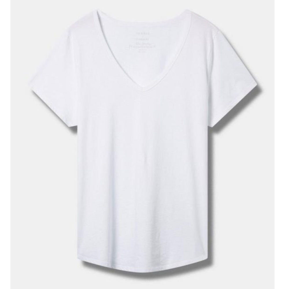 Torrid Vintage Cotton Jersey V-Neck Tee